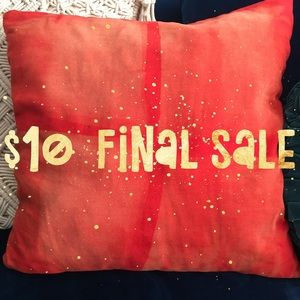 Red Orange Pillows- Square (2)pk *Target*